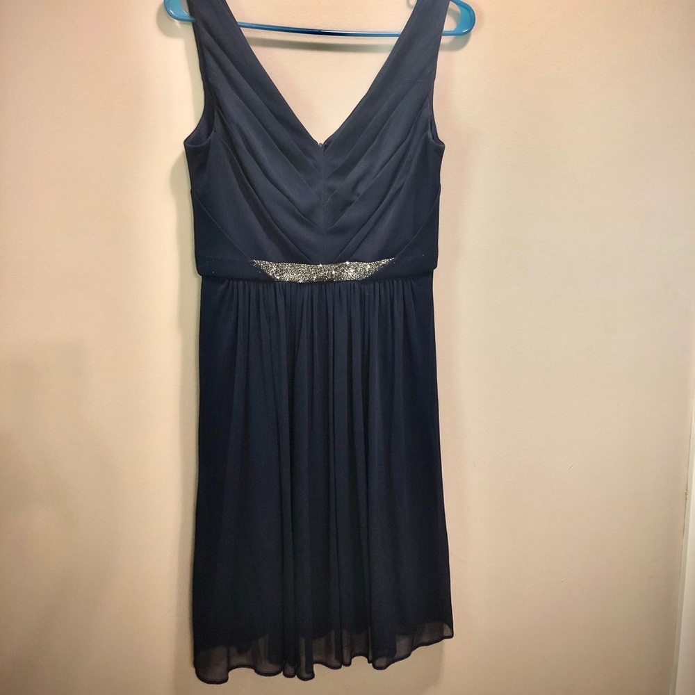 David's Bridal Navy Dress